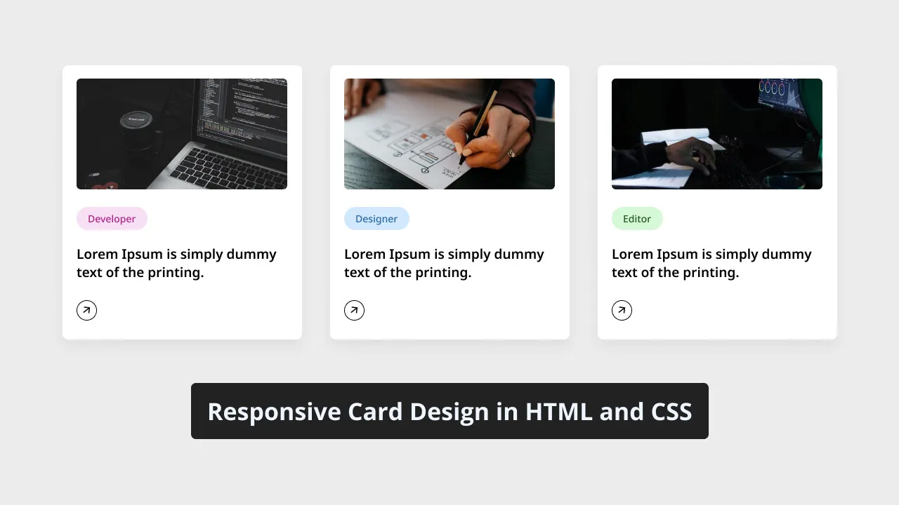 How to Create Responsive Cards in HTML and CSS